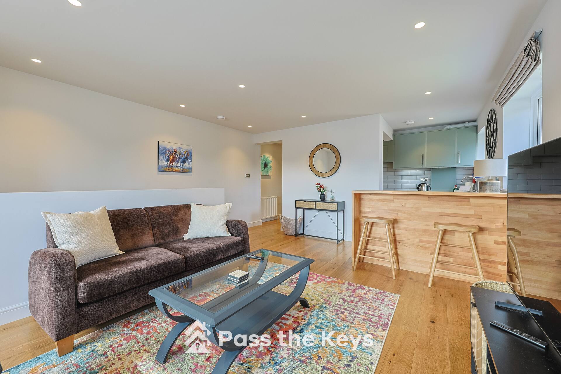 Large, Newly Renovated Flat in Charming Village