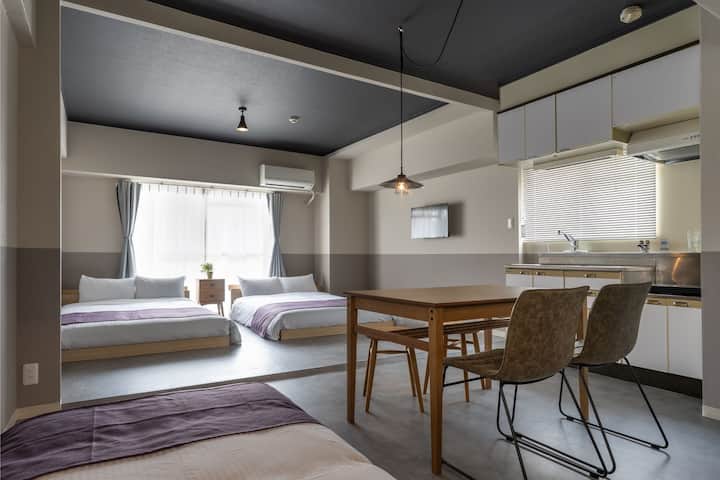 25年夏オープン】38㎡／心斎橋徒歩圏内＆駅徒歩5分／高速WiFi