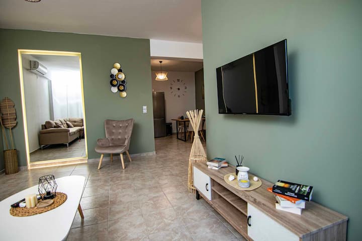 Wood Oven Home - Pool, Bbq & Outdoor Cinema - Kreta