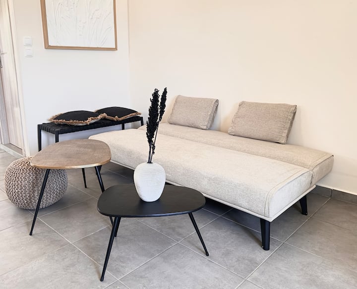 Oliviera Calm Home -7 Min Walk To Beach/view, Pool - Grecia