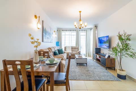 3-Bed Family Stay | Pool & Gym | Balcony Views
