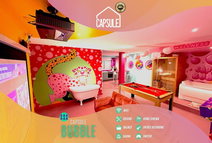 Capsule Bubble - Jacuzzi - Sauna