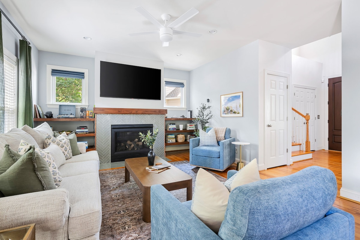 Sala de estar con sofá cama