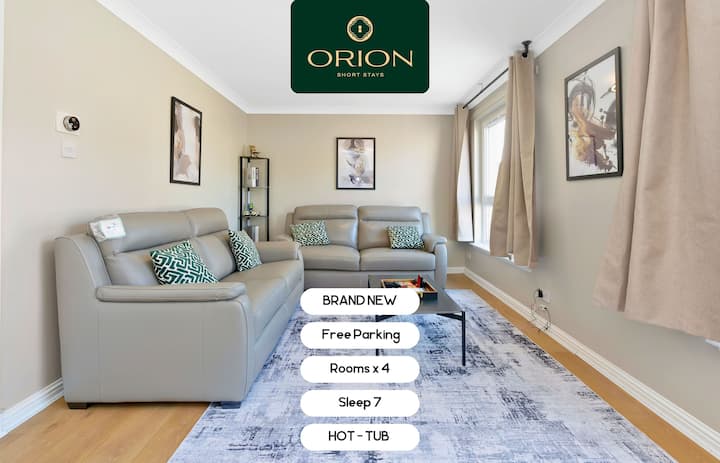 Luxe Townhouse By Orion Short Stays - Fife