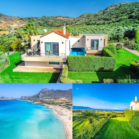Walk to Beach / Private Pool / Sea & Sunset Views