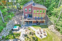 White Mountain Haven with Hot Tub and Fire Pit rental in Bartlett
