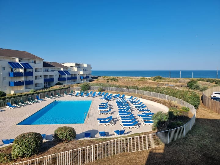 Appart Vue Océan Piscine Parking - Lacanau