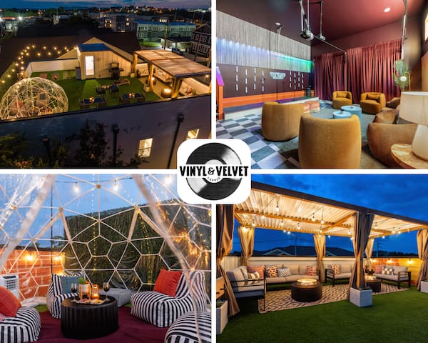 Vinyl&Velvet Lounge ~Rooftop+Igloo+Karaoke+Near DT