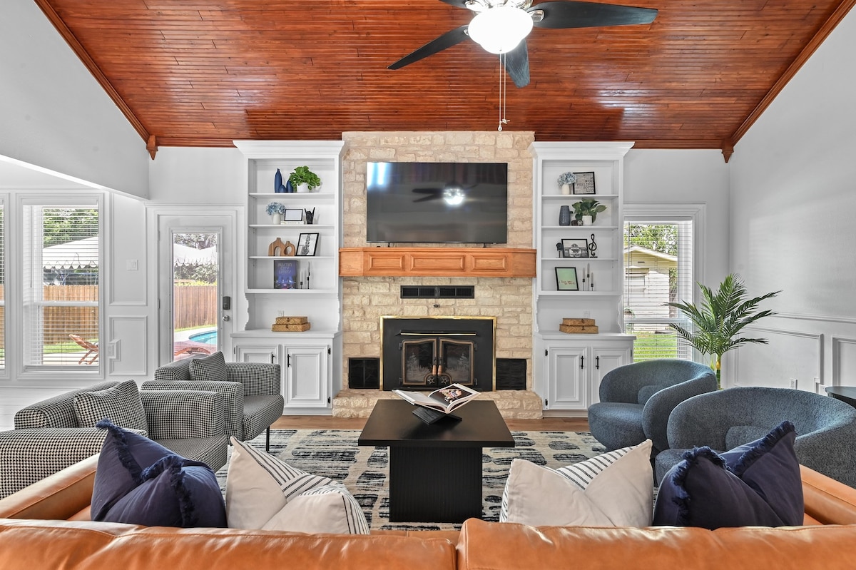 Top performing Airbnb: Austin Music Retreat with Pool & Game Room in Pflugerville