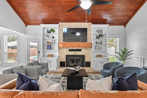 Top performing Airbnb: Austin Music Retreat with Pool & Game Room in Pflugerville