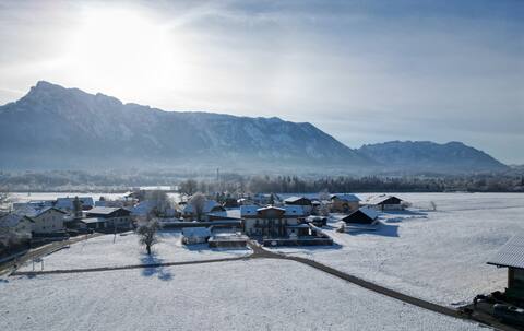 Big apartment at ground level near Salzburg-city
