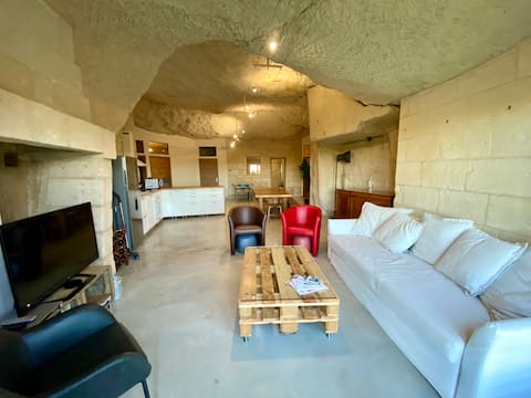 Le Veilleur de Loire Troglo Gîte