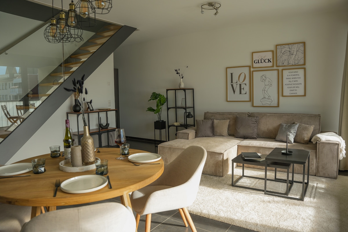 Popular Airbnb listing: Maisonette City Luck Koblenz | 2 bedrooms + balcony | City in Koblenz