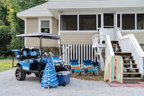 Popular Airbnb listing: Pool~Spa~Golf Cart~1mi Beach~Putting | Whipporwill in Litchfield Beach