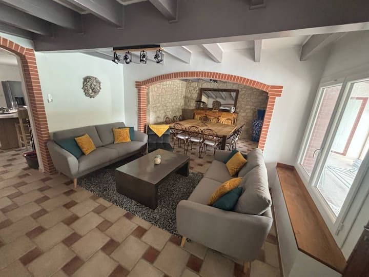 Chez Steph - Grande Maison Climatisée Avec Piscine - Lauzerte