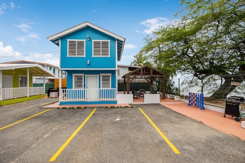 Beachfront Villa- Sunset Village- Blue
