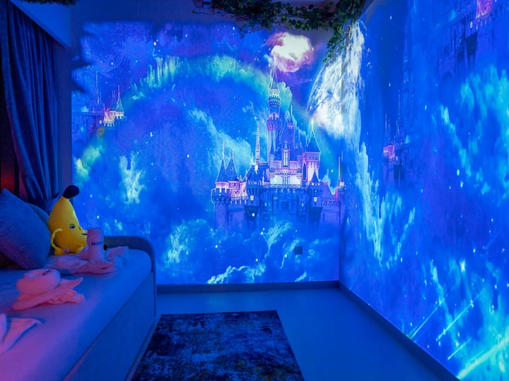 אזור לילה לילדים עם נוף
