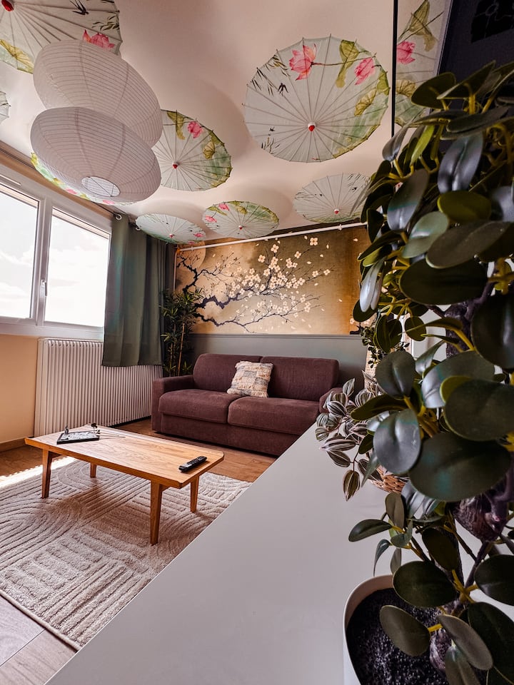 Le Jardin Suspendu-évasion Japonaise Parking Privé - Sotteville-lès-Rouen