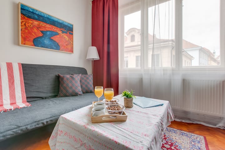 Quaint Vintage Flat In Center - Praga