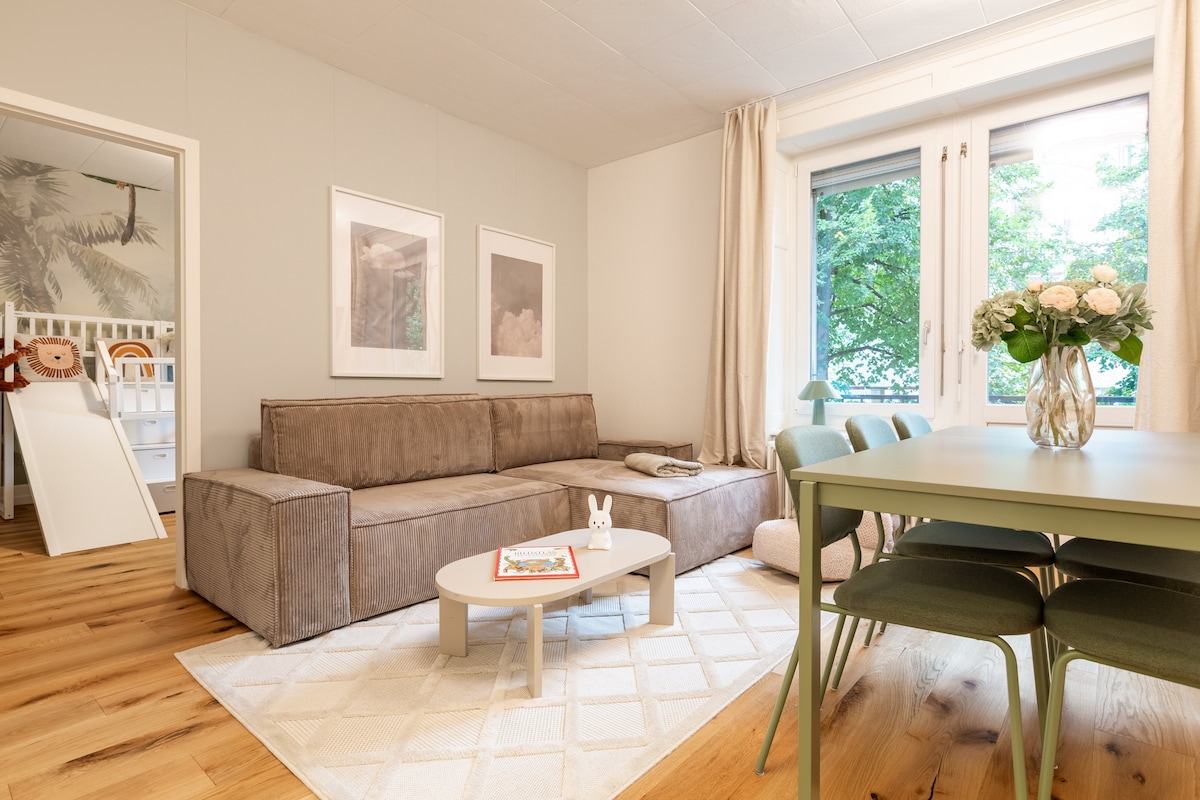 Top performing Airbnb: Family Suite · Familienwohnung mit Rutsche in Unterstrass