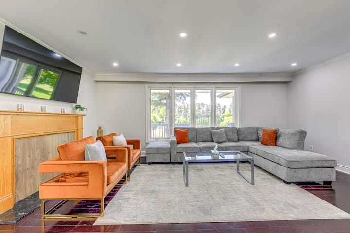 Heated Pool Big 6bed House, Bbq, Sauna, Pool Table - Ontario