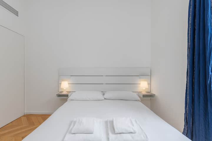 Klimatizovaná spálňa s veľkým šatníkom