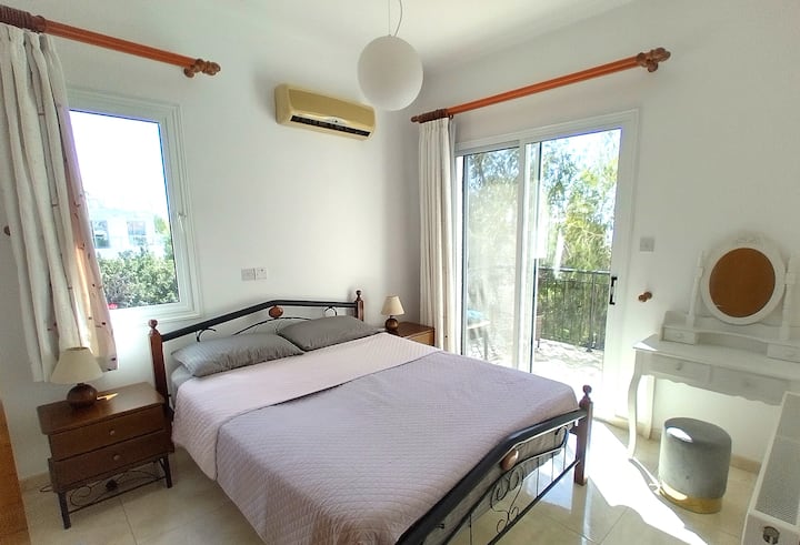 Second bedroom with balcony