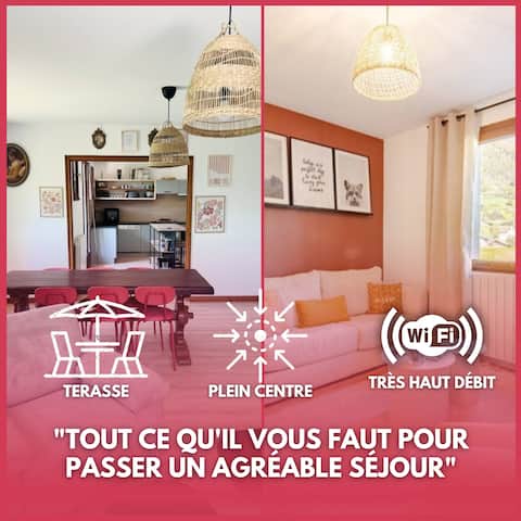 House 11 guests 2 cozy apartments near ski slopes