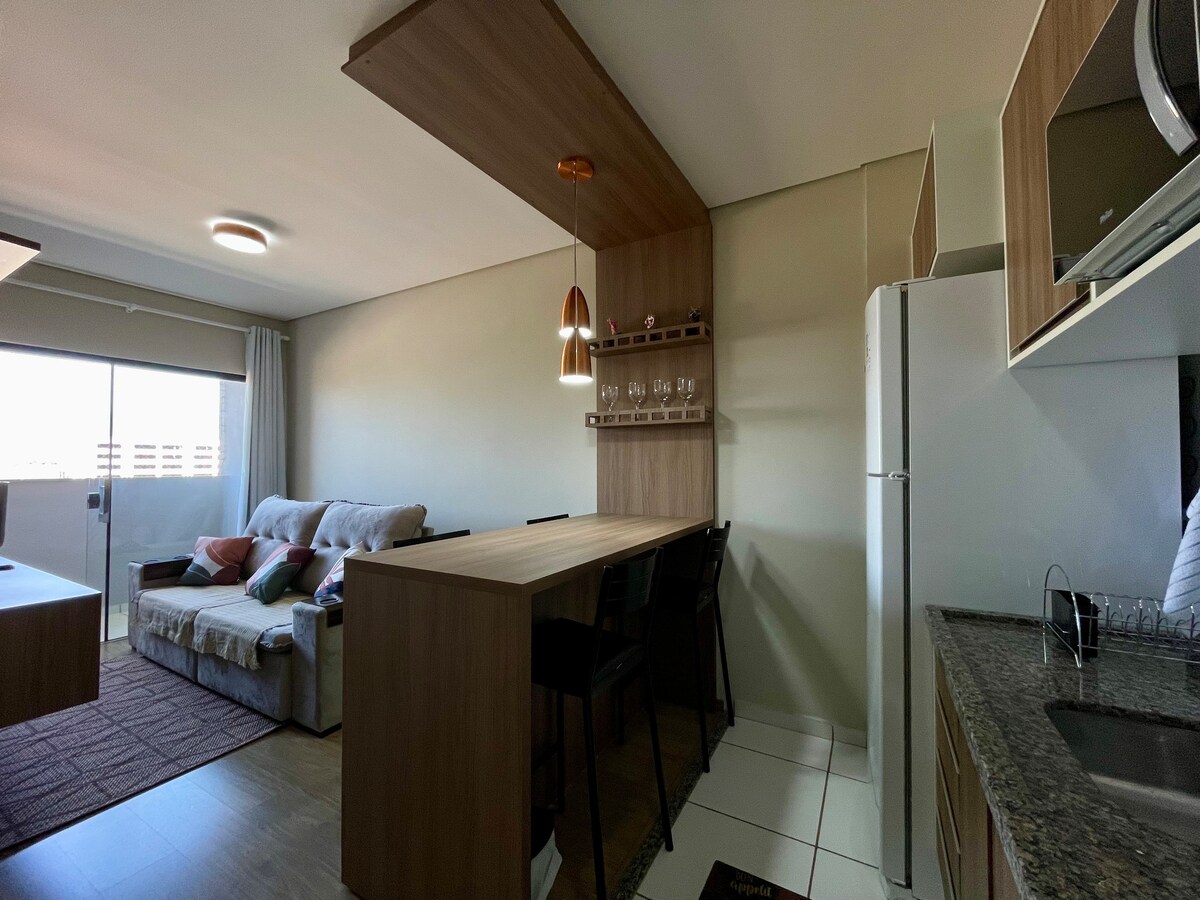 Imóvel de sucesso: Comfortable Apartment in Estudio Home, Botucatu em Botucatu