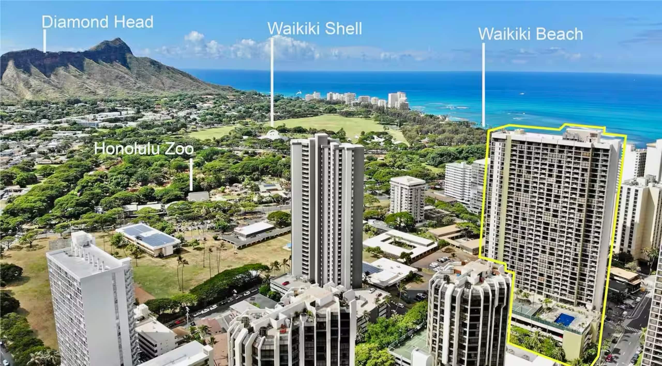 17F-Grand Diamond Head View-2BR-Waikiki w/Parking! - Image 63
