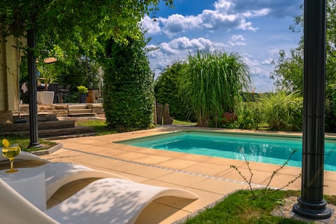 Chalet "Bamboo-Garden" am Hengstberg bei Dresden