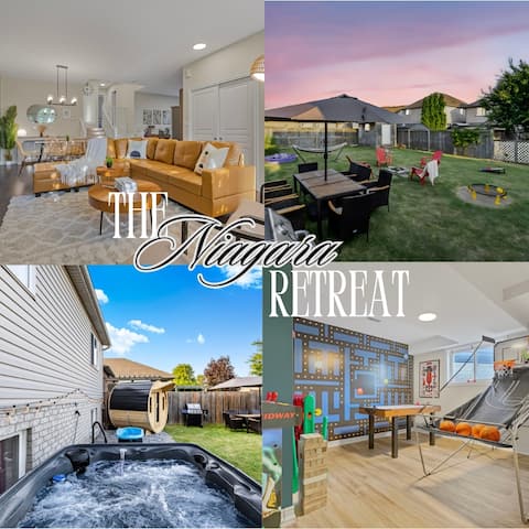 Niagara Retreat w/ Hot Tub Sauna and Game Room