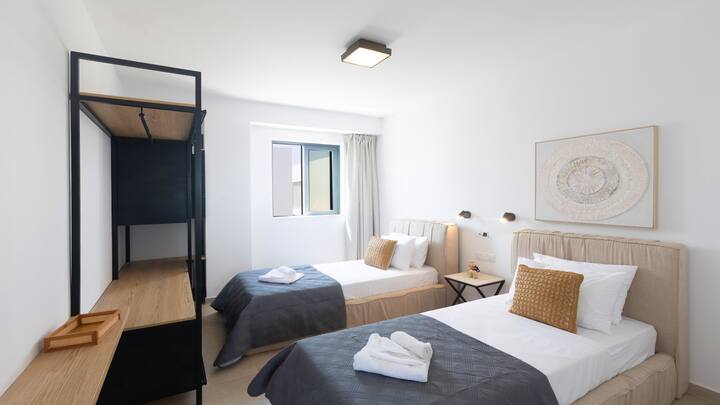 Villa number 7 twin bedroom NBV Villas