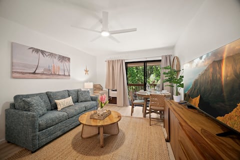 Successful Airbnb property: BRAND NEW Remodeled 2/2 Beach Family Getaway w AC! in Lihue