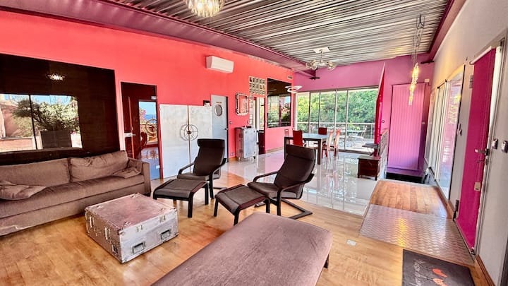 Villa Familiale (8 Pers) Piscine, Jardin & Vue Mer - 塞特港