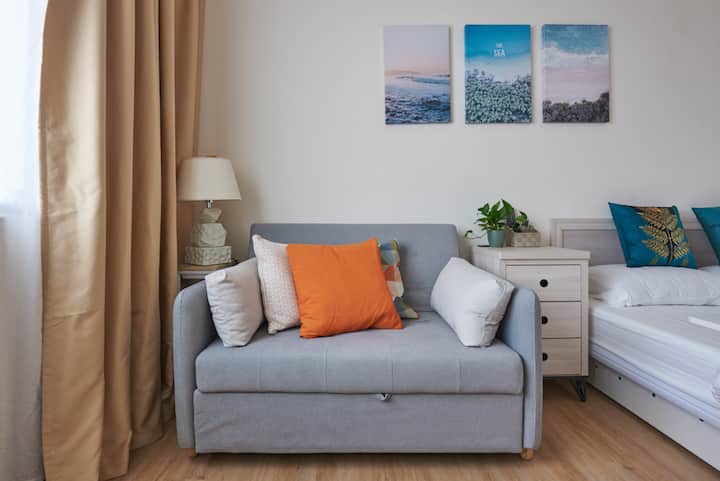 Modern Studio • City View • 1 Min To Mrt Guting - 원산 구