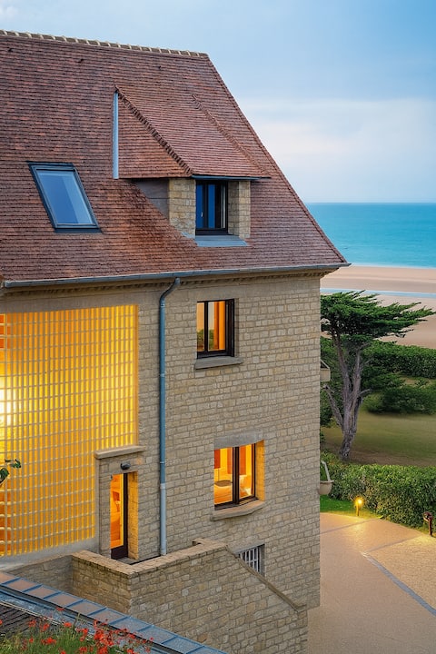 La Sauvagère – Art Deco villa on Omaha Beach, sea view