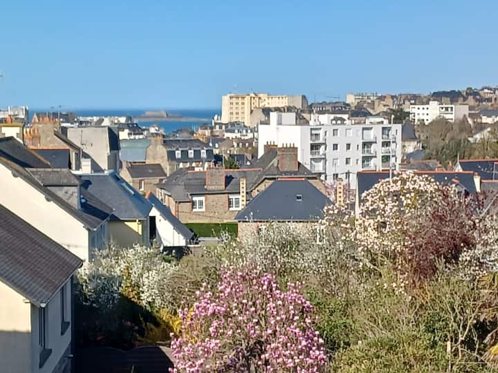 Appartement Centre. Vue Mer. 2 Chambres. Parking - Dinard