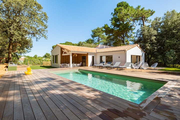 Evasion Familiale Avec Piscine & Mer à 200m - Rivedoux-Plage