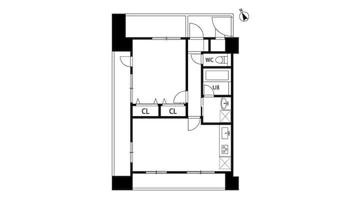 4 Min Walk To Sta./18 Min Shibuya/58㎡/speed Wi-fi - 六本木