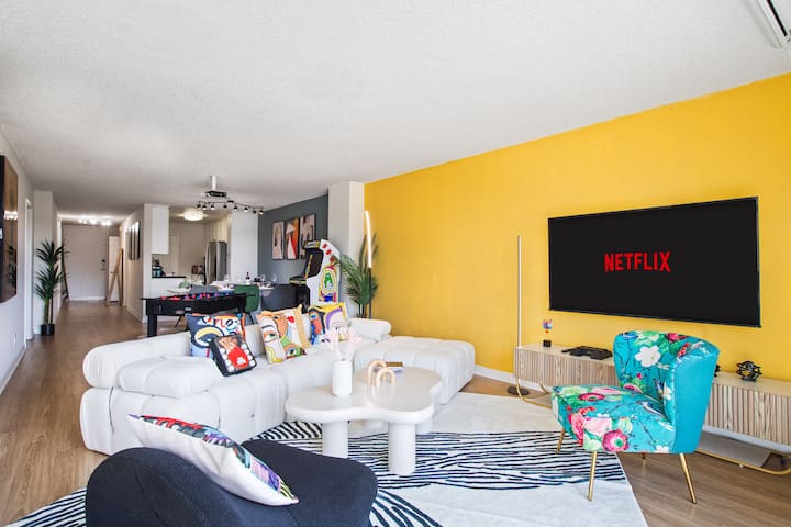 Ocean 2min |RomanticBath|Cinema|Pool|Arcade.