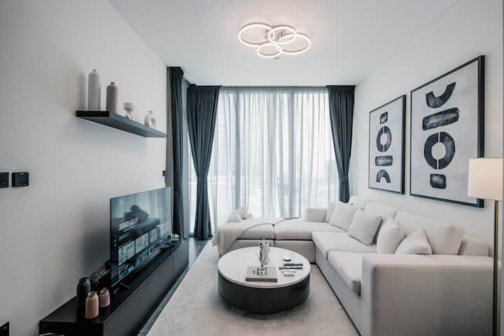 Resort Amenities & Views Sobha Hartland Lux 1br - Dubái