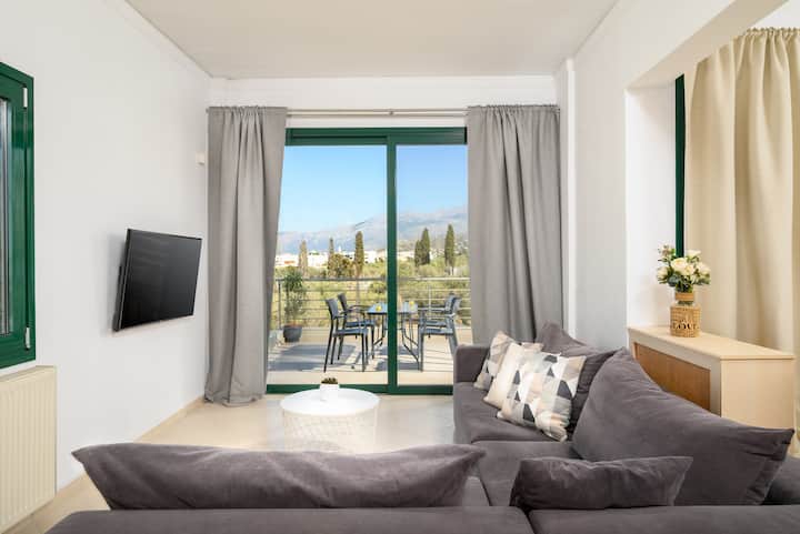 Aerino House | 2bd Apt In Hersonissos - Sleeps 5 - Koutouloufari