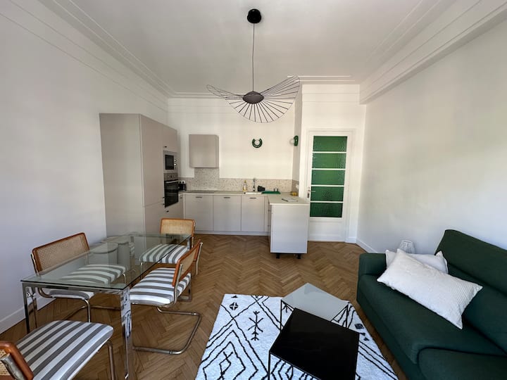 Renovated Flat 5 Min To The Beach - Nice