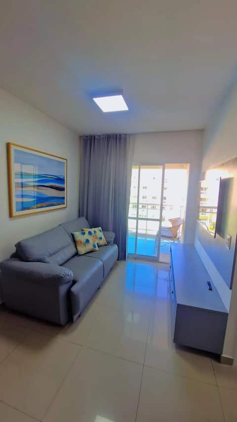 Top performing Airbnb: Sea View /APT on the sand /2 bedrooms for up to 6 people in Praia Do Futuro Ii