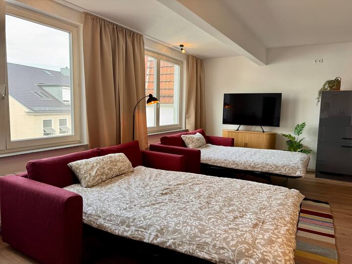Superhosts: Parking/  Center/ Terrace/ King-bed - Bremen
