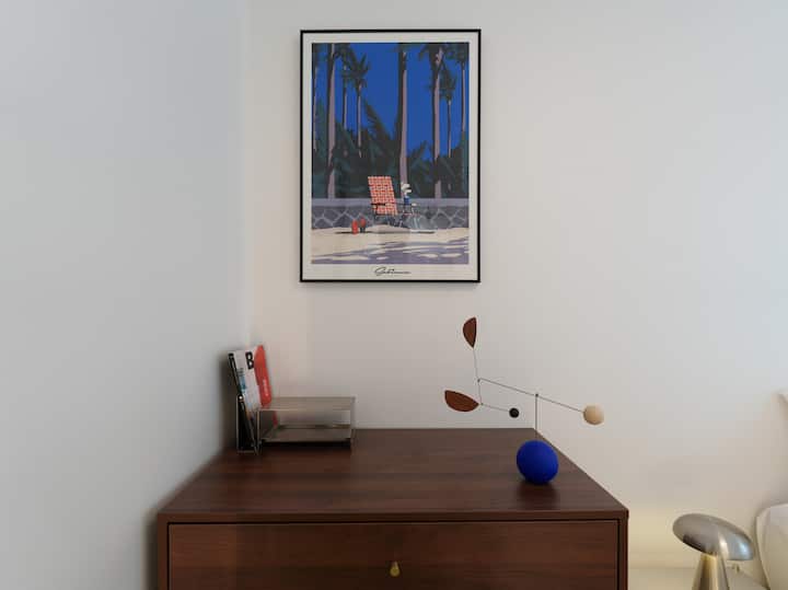 مكتب يساعد على التركيز
سيكون الأمر أكثر راحة مع وجود منافذ متعددة.