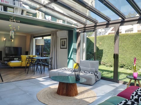 4-Bedroom Air-Conditioned Apartment – Garden, Tennis Court, and BBQ