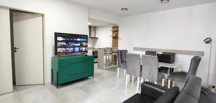 Apartamento de 1 quarto em Palermo com piscina, academia e cowork