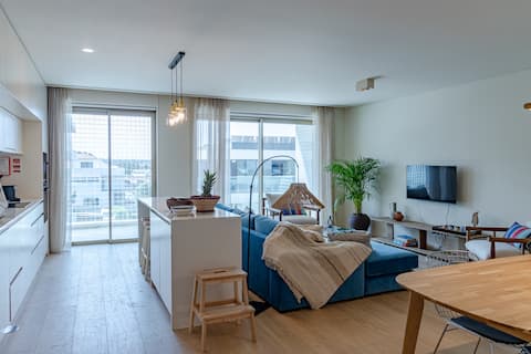 Airbnb em destaque: Ocean: Beachfront | Elegance | Comfort em Canidelo